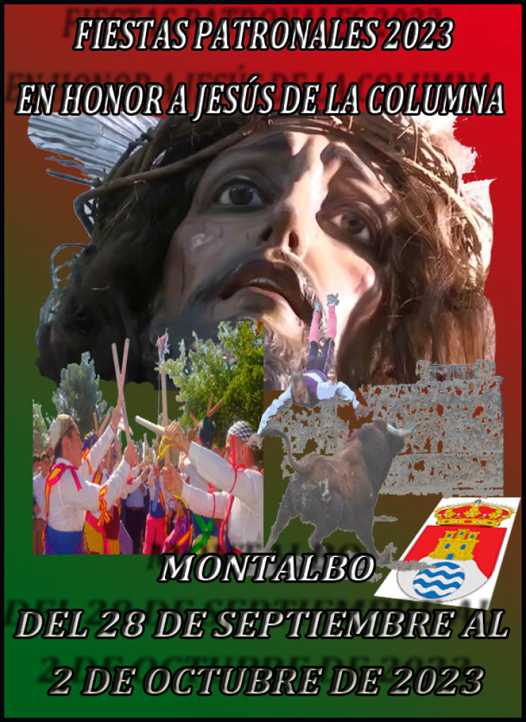Fiestas patronales en honor del Jesús de la Columna 2023 Montalbo